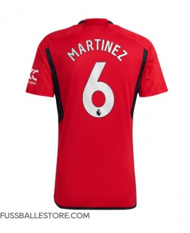 Günstige Manchester United Lisandro Martinez #6 Heimtrikot 2023-24 Kurzarm